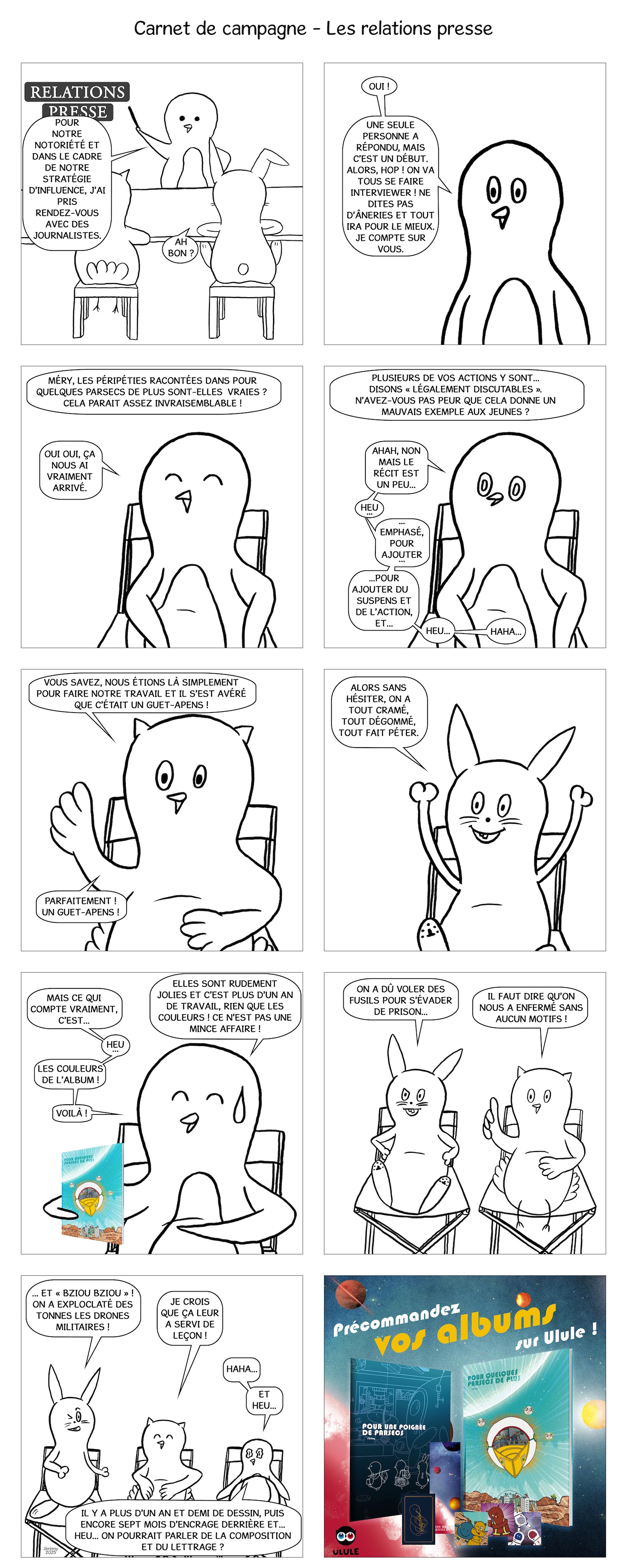 Carnet de campagne : Les relations presse.