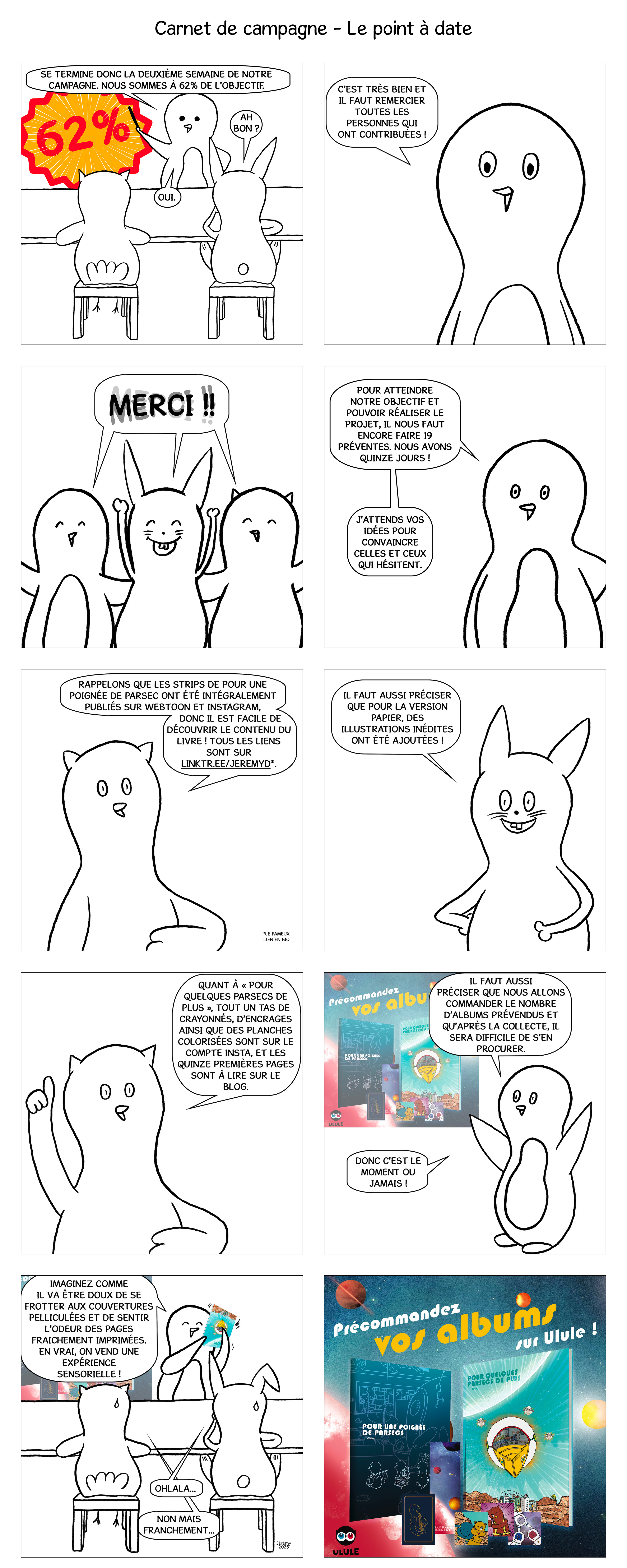 Carnet de campagne : Le point à date.