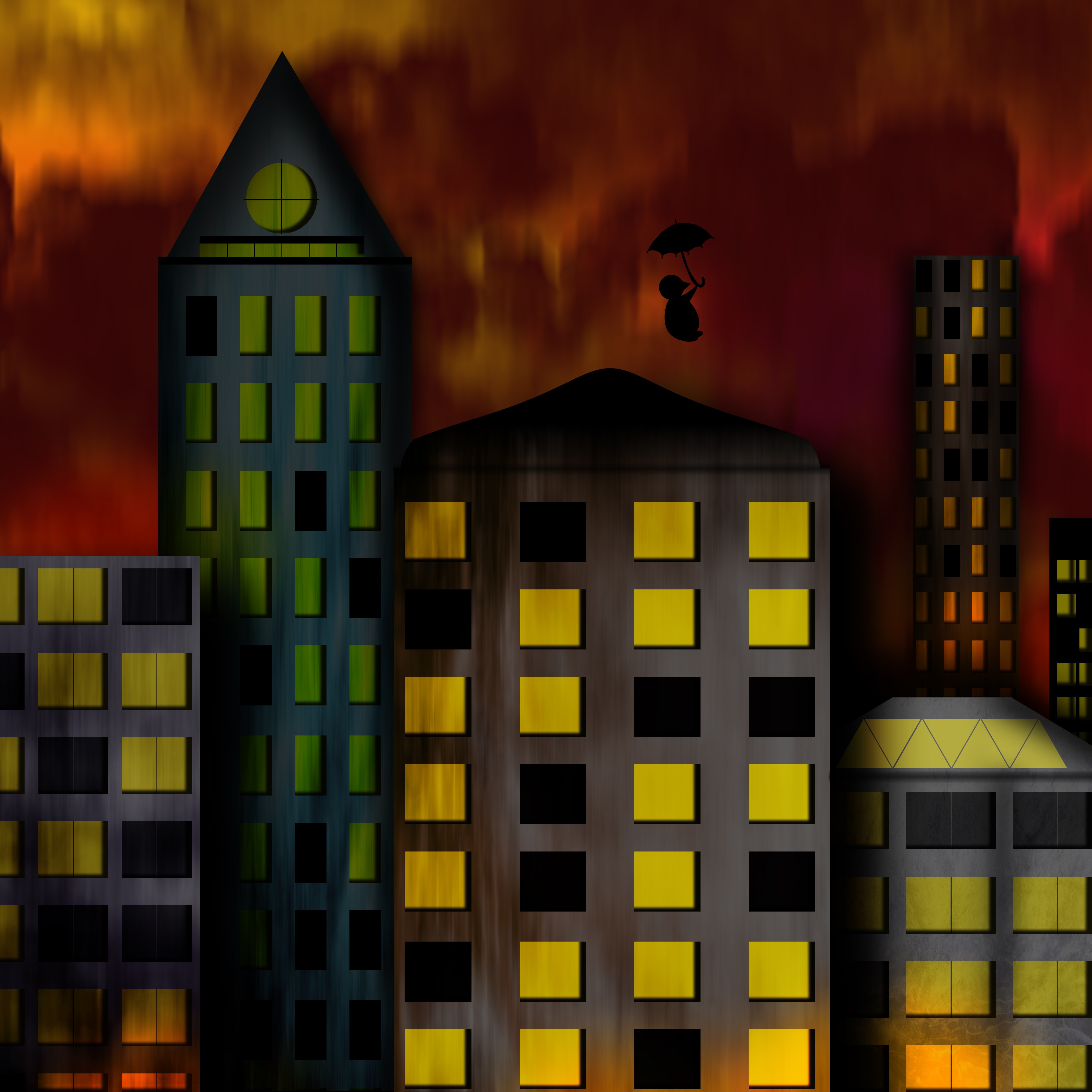 Le départ - ou Pingouin Poppins - ou Mary Poppingouin